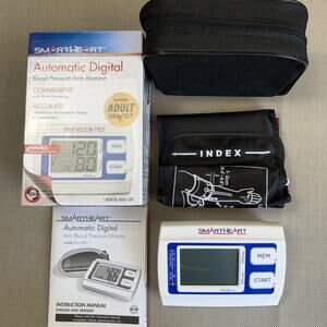 Smart Heart Automatic Digital Blood Pressure Arm Monitor Kit Adult Arm Cuff New